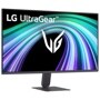 LG 27G411B-B UltraGear Gaming Monitor with colorful wave graphics and logo on screen