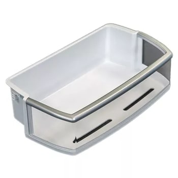 Front view of the LG Refrigerator Door Bin - AAP73631501. 1
