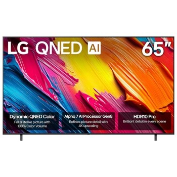 65 Inch LG QNED70A QNED TV 65QNED70AUA - Front View
