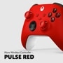 EP229935 Xbox Wireless Controller in bright red color showing analog sticks, directional pad, and ABXY buttons with white Xbox logo