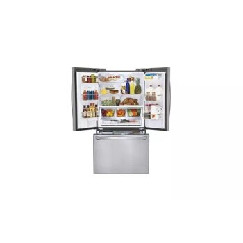 Super-Capacity 3 Door French Door Refrigerator with Smart Cooling Plus technology
