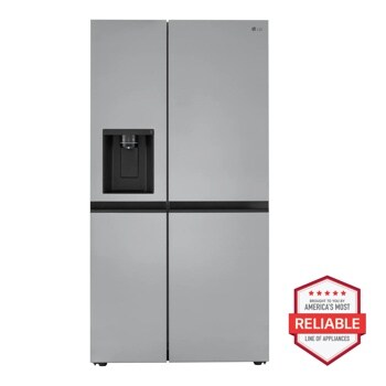 27 cu. ft. Side-by-Side Refrigerator with Smooth Touch Ice Dispenser