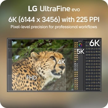 LG 32U990A 6K Monitor - 6K Resolution