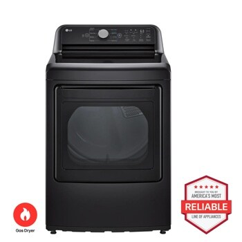 LG DLG7151X Gas Dryer Brought to You By Americas Most Reliable Line of Appliances - Front View