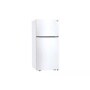 20 cu. ft. top freezer refrigerator left side angle view 