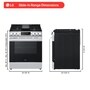 LG slide-in range dimensions