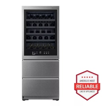 LG URETC1408N LG SIGNATURE 15 cu. ft. Smart wi-fi Enabled InstaView® Wine Cellar Refrigerator