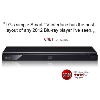 LG BP620: 3D-Capable Blu-ray Disc™ Player with SmartTV and 