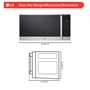 LG Over-the-range microwave dimensions