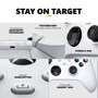 EP229919 Xbox controller features infographic highlighting textured grip, Bluetooth technology, hybrid D-pad, dedicated share button, and 3.5mm headset jack