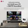 S80TR LG Home Theater Soundbar with Dolby Atmos® and Rear Speakers, 5.1.3 channel, Best OLED matching