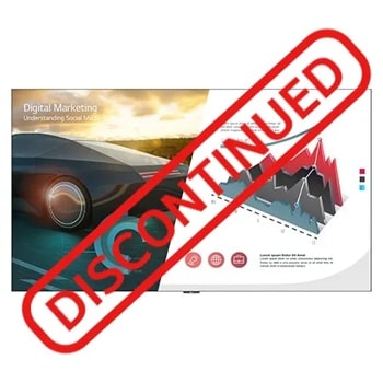Digital marketing graphic with car image, 3D graph, and "DISCONTINUED" stamp.1