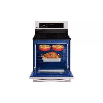 6.3 cu. ft. Capacity Electric Single Oven Range with 4 Cooktop Elements