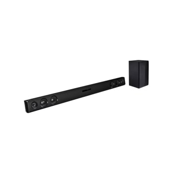 LG LAS485B 2.1 Channel 300W Sound Bar with Wireless Subwoofer and Bluetooth® Connectivity