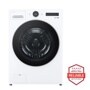 4.5 cu. ft. Front Load Washer and 7.8 cu.ft. Heat Pump Dryer with pedestal washer and drawer Laundry Set in White WM5500HWA_DLHC5502W_WD300CW_WDP6W