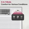 3 in 1 mode.
comfort for various conditions
fan
dry
cool