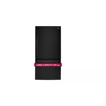 LG LDCS24223B: Large 33 Inch Wide Bottom Freezer