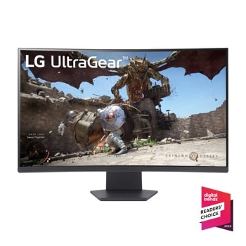 32 Inch UltraGear™ QHD 1440P 180Hz 1ms AMD FreeSync™ HDR10 1000R Curved Gaming Monitor 32GS60QC-B
1