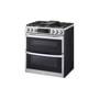 6.9 cu. ft. Smart InstaView® Gas Double Oven Slide-in Range with ProBake® Convection, Air Fry, and Air Sous Vide
