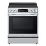 LG LSIL6336FE Range with smooth cooktop and digital control panel - Front View
