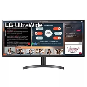 LG 34'' 21:9 IPS HDR WFHD 3-Side Virtually Borderless Monitor