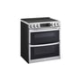 7.3 cu. ft. Smart InstaView® Electric Double Oven Slide-in Range with ProBake® Convection, Air Fry, and Air Sous Vide