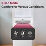 3-in-1 mode. Comfort for various Conditions
Fan
Dry
Cool