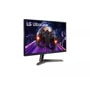 Left side view of the 24 Inch LG UltraGear (24GN600-B) gaming monitor with 144Hz refresh rate and 1ms (GtG) response time