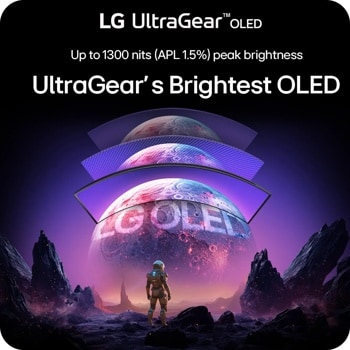 45 Inch UltraGear™ OLED WQHD 240Hz 0.03ms G-Sync Compatible 800R Curved Gaming Monitor