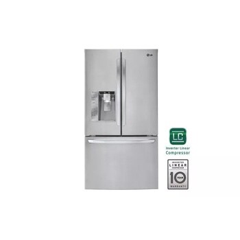 Mega-Capacity 3 Door French Door Refrigerator with Smart Cooling Plus