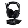 Logitech 939002126 wireless gaming headset with plush ear cushions displayed above charging dock with G logo and connectivity indicators