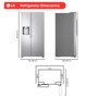 27 cu. ft. Smart Side-by-Side Refrigerator with Smooth Touch Ice & Water Dispenser - LL27T3530S
