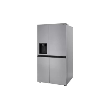 27 cu. ft. side by side refrigerator right side angle view