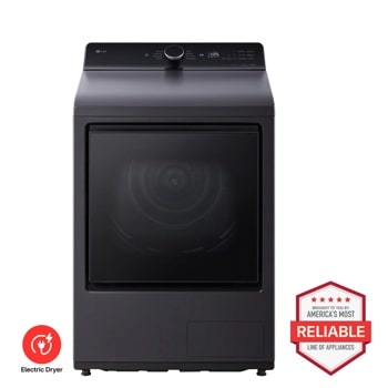 LG DLHC8402B Electric Dryer Brought to You by Americas Most Reliable Line of Appliances - Front View1