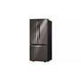 22 cu. ft. french door refrigerator right side angle view 