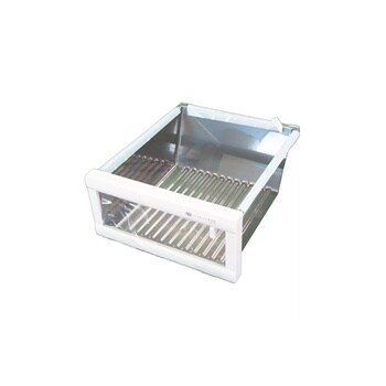 Front view of the LG Refrigerator Crisper Drawer - AJP32871405. 