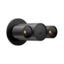 LG TWMF2W25G appliance camera with triple lens system and circular wall mount in matte black finish