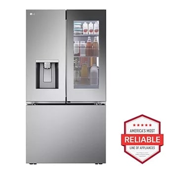 SRFVC2416S by LG - LG STUDIO 24 cu. ft. Smart InstaView® Door-in-Door®  Large Capacity Counter-Depth Refrigerator with Craft Ice™ Maker