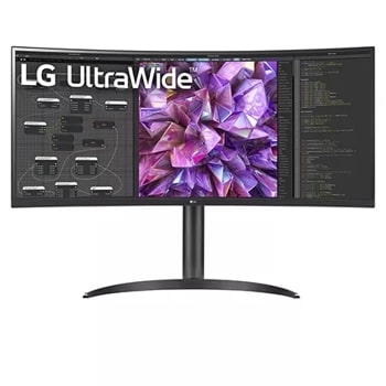 34" Curved UltraWide™ QHD IPS HDR 10 Built-in KVM Monitor with USB Type-C™ & LAN (RJ-45)1