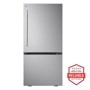 LG LB26H2200S Bottom Freezer Refrigerator, America's Most Reliable line of appliances, Front View