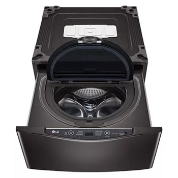 Front view of the 1.0 cu. ft. LG SideKick™ Pedestal Washer, LG TWINWash™ Compatible - WD100CB. 1