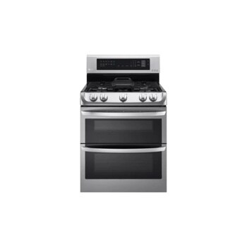 6.9 cu. ft. Gas Double Oven Range with ProBake Convection®, EasyClean® and Gliding Rack LDG4315ST
