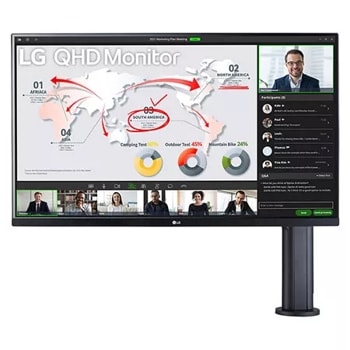32" Ergo QHD IPS Monitor with USB Type-C™1