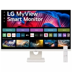 公式】 LG 31.5インチ 4K スマートモニター(ホワイトスタンド