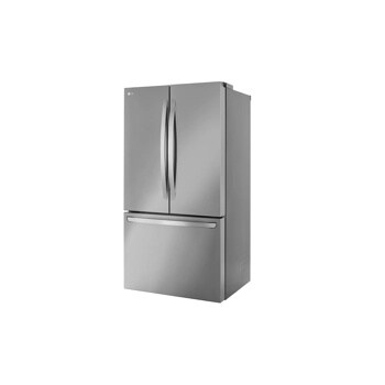 27 cu. ft. counter-depth max french door refrigerator right side angle view