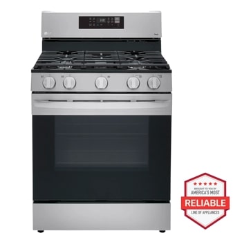 5.8 cu ft. Smart Wi-Fi Enabled Fan Convection Gas Range with Air Fry & EasyClean®
