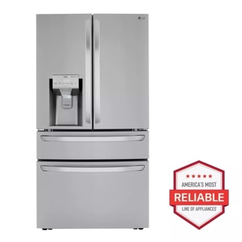 30 cu. ft. french door refrigerator with full convert drawer front view