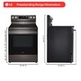 LG FreeStanding Range Dimensions