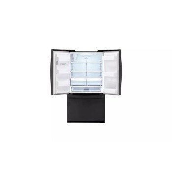 Ultra-Large Capacity 3 Door French Door Refrigerator with Smart Cooling