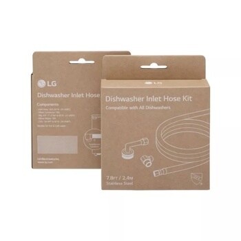 LG
Dishwasher Inlet Hose
Components
-Inlet Hose TEA (9/16-24 UNEF)
-Elbow Connector 1EA
Suitable for Hot & Cold water
LG
Dishwasher Inlet Hose Kit
Compatible with All Dishwashers
LG Electronics Inc. www.lg.com
Installation Location